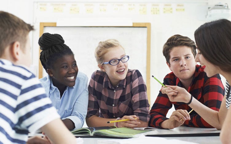 Children in a classroom setting